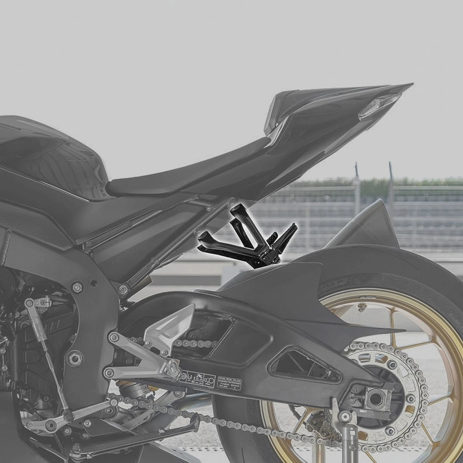 Rear Footpeg Footrest Bracket for Honda CBR1000RR (2017–2024)