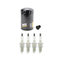 Wix Engine Oil Filter & NGK V-Power Spark Plugs for Audi 4000 (1980–1987)