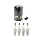 Wix Engine Oil Filter & NGK V-Power Spark Plugs for Audi 4000 (1980–1987)