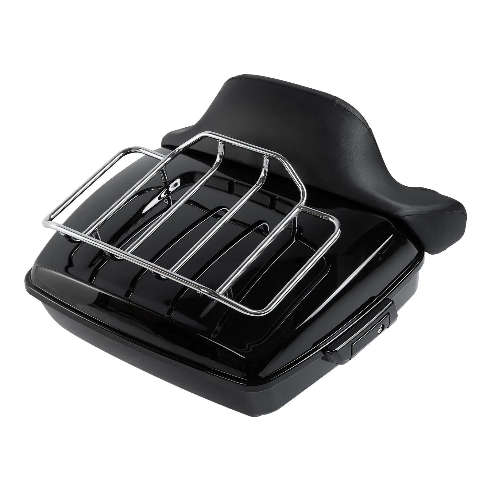 Chopped Trunk Backrest Luggage Rack for Harley Touring Road King (2014–2026)