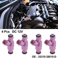 Set of 4 Fuel Injectors 35310-38010-D for Hyundai Sonata Santa Fe (1999–2005)