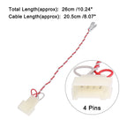 Set of 4 Car Speaker Connector Wire Harness Adapter for Toyota Subaru
