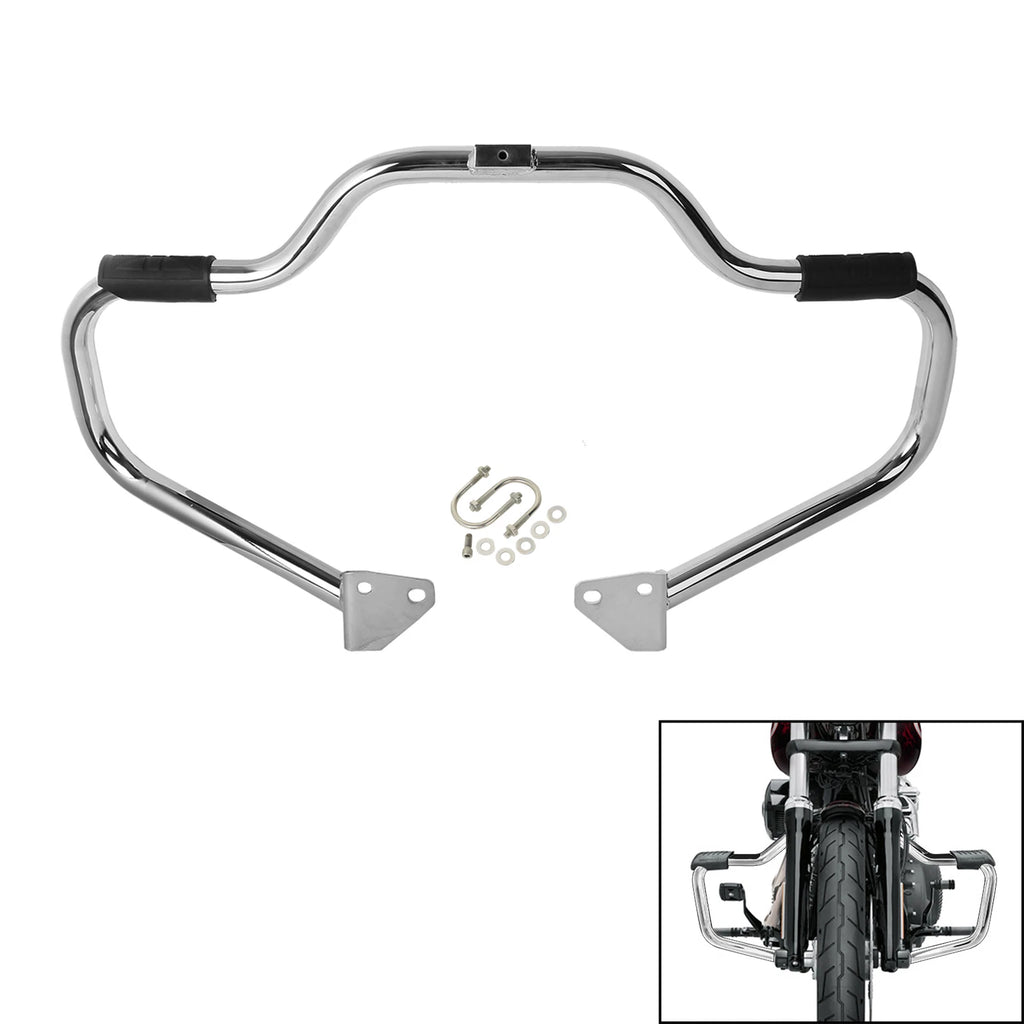 Chrome 1 1/4" Highway Engine Guard Crash Bar for Harley Dyna Glide (2006–2017)