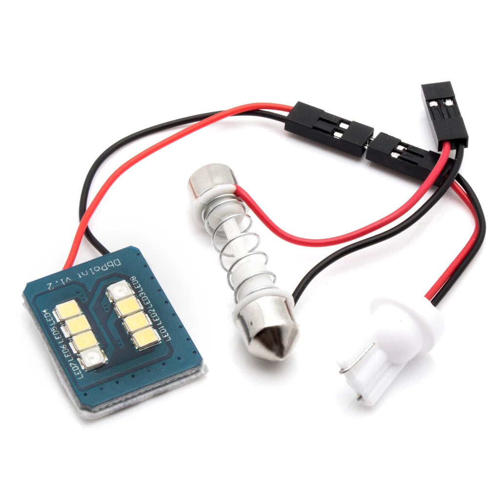 Bright LED Interior Dome Fading Festoon Adapter Bulbs for T10 168 Blue White (2020-2024)