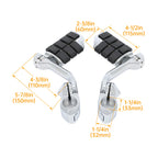 1-1/4" Engine Guard Mounts Clamps for Harley