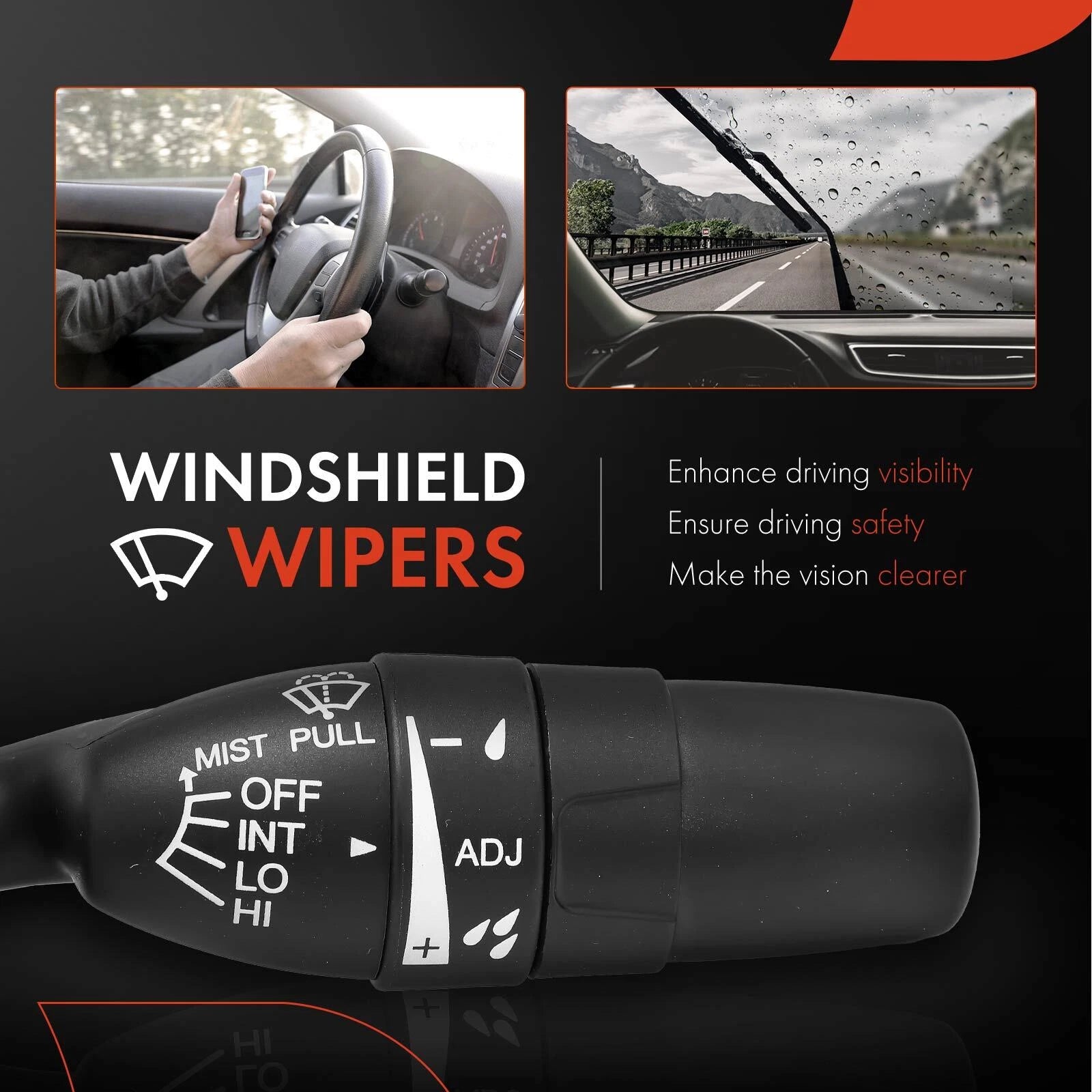 Windshield Wiper Switch for Honda Civic (2008-2011) Accord (2009-2012)