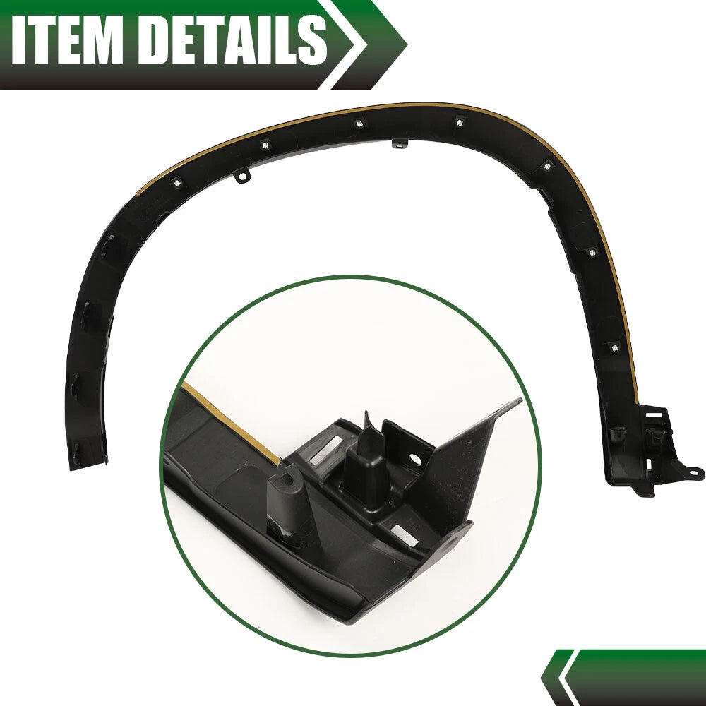 Set of 2 Front Fender Flares Molding Trim for Toyota Highlander (2014–2019)