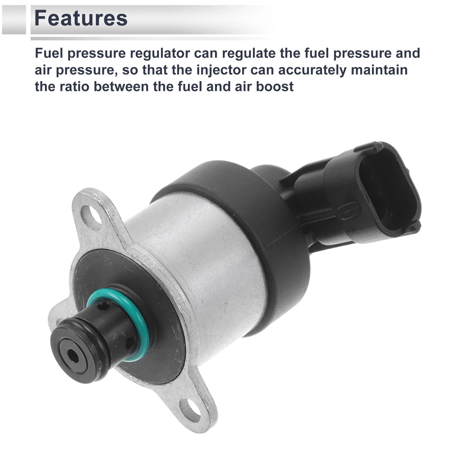 Fuel Pressure Regulator for Hyundai Accent (2005–2010) No. 331002A400 Metal 20-70 Psi
