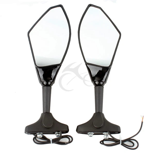 LED Turn Signal Rearview Mirrors for GSXR600 750 (1992–1997, 2004–2008, 2010–2011)