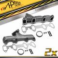 2X Exhaust Manifold with Gasket for Ford F-150, F-250 (1975–1976)