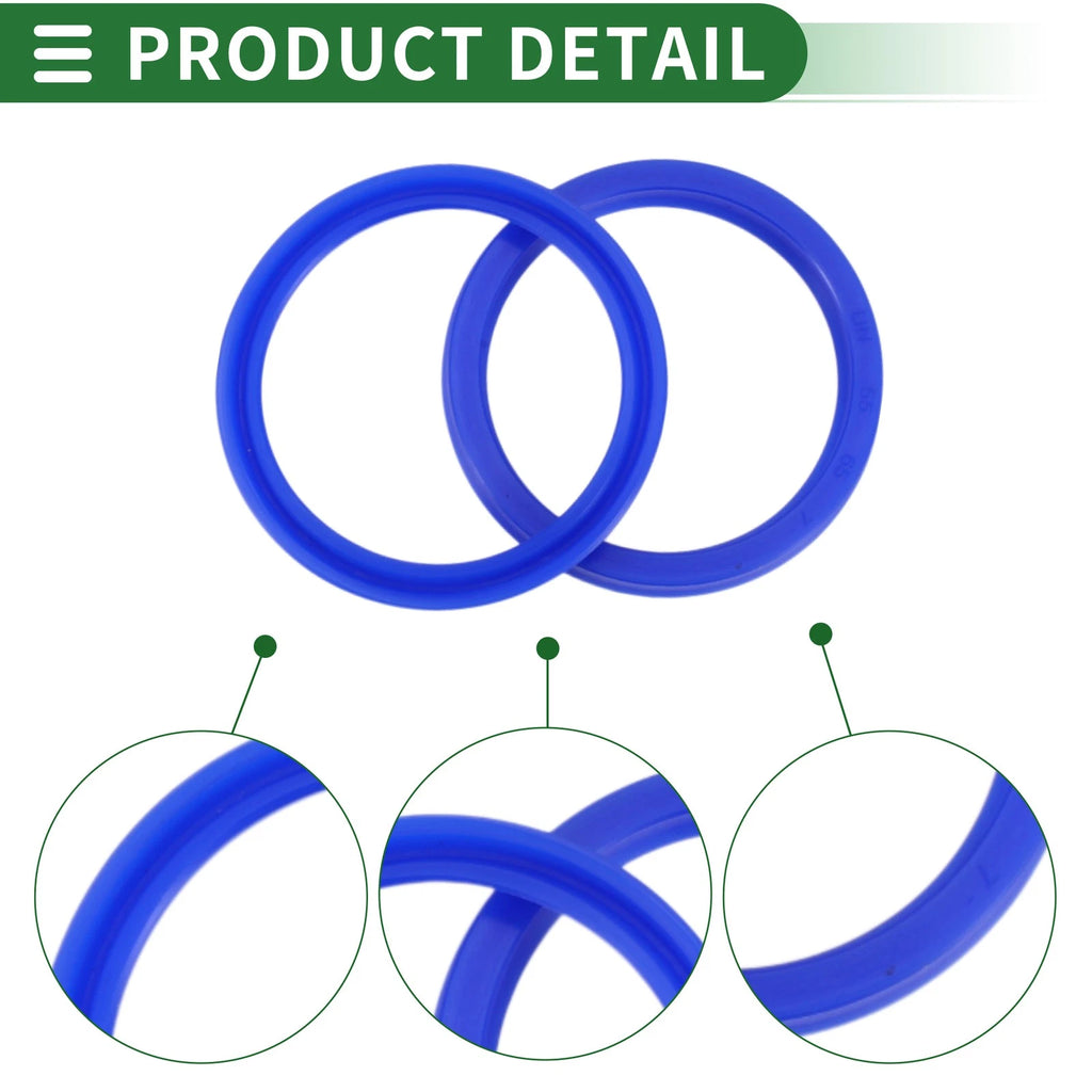 Set of 5 Oil Seal Ring 55x65x7mm for Rotary Shaft (High Pressure)
