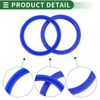Set of 5 Oil Seal Ring 55x65x7mm for Rotary Shaft (High Pressure)