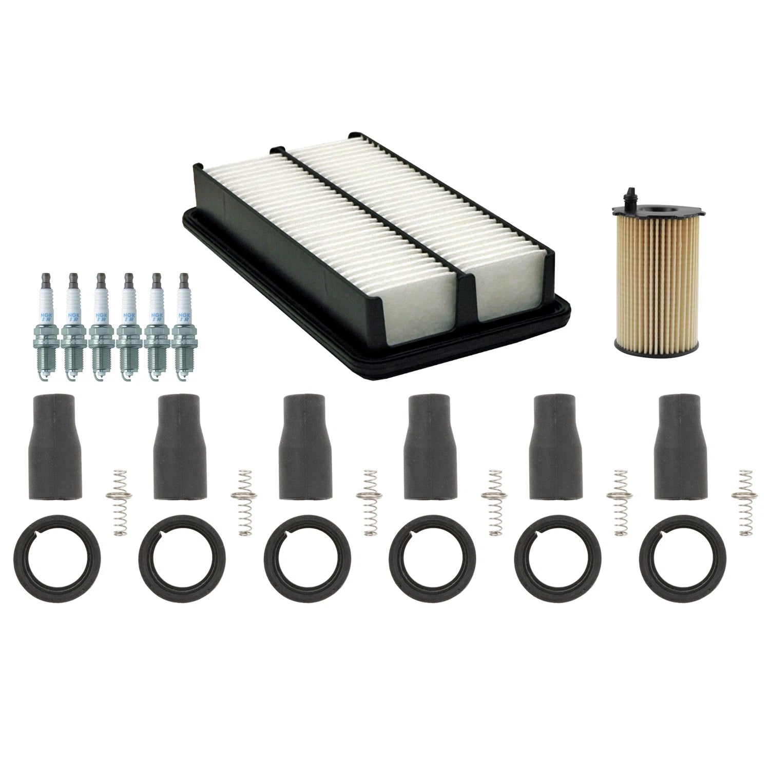 Tune Up Kit with NGK 6 Spark Plugs & Coil Boot for Kia Sedona (2006–2014)