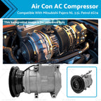 Air Conditioning Compressor for Mitsubishi Pajero NL (1997–2000) 6G74