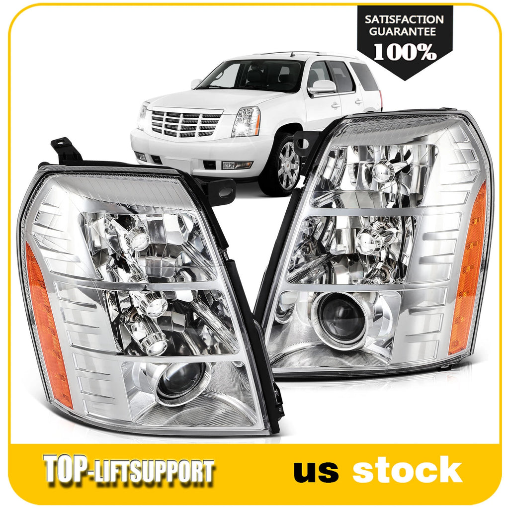 Headlight Assembly for Cadillac Escalade (2009–2014) with HID Bulbs
