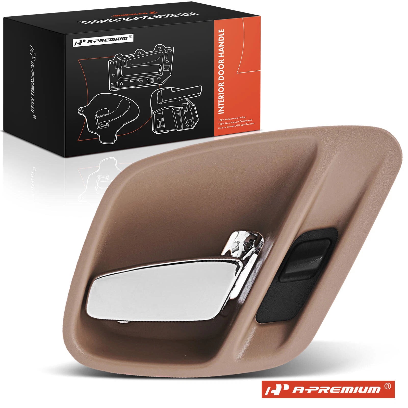 Passenger Interior Door Handle for Jeep Grand Cherokee (1999–2004) Brown Chrome