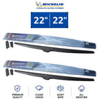 Set of 2 Wiper Blades for Audi Coupe Quattro