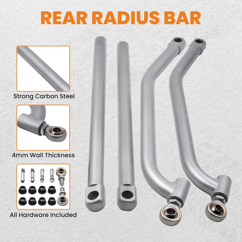 Upper & Lower High Clearance Radius Rods for Polaris RZR 1000 XP EPS (2015)