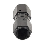 6AN Female to Female Swivel Coupler Union Fitting Adapter - Aluminum Black