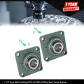 Set of 2 Pillow Block Flange Bearings for UCF208-24 (1-1/2" Bore)