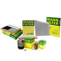 2X Mann Oil Air Carbon Cabin Fuel Filter Service Kit for W211 E320 (2003–2009)