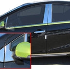 Stainless Steel Pillar Post Trim Kit for Toyota Prius C (2012–2019)