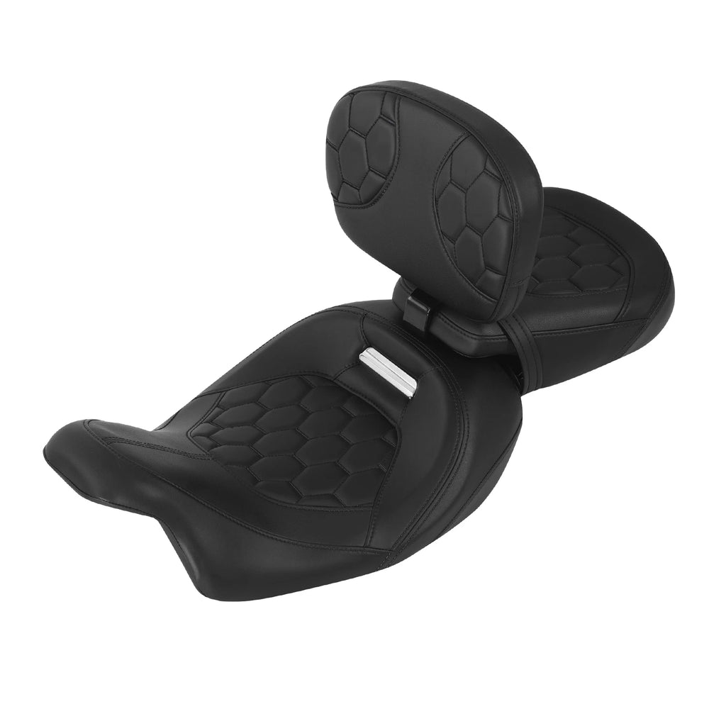 Driver & Passenger Backrest for Harley CVO Road Glide (2009–2023) Black