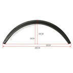 2.75" Universal Flexible Car Body Wheel Fender Flares Extra Wide Arches