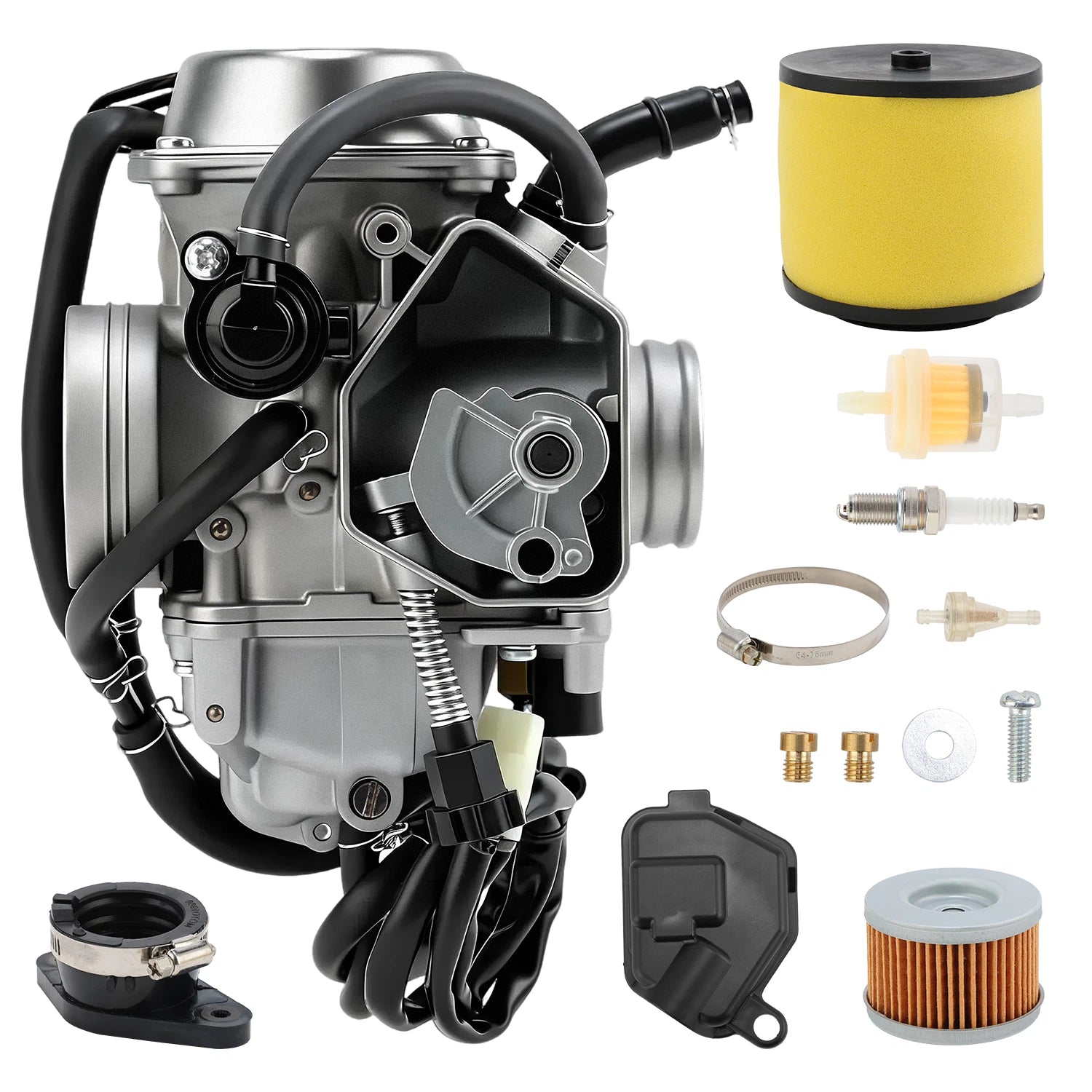 Carburetor Kit for Honda Rancher 350 TRX350FE TRX350FM TRX350TM (2000–2006)