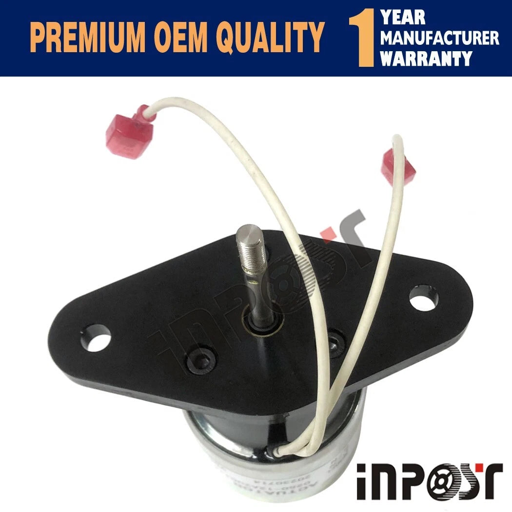 12V Shutoff Stop Solenoid Valve for Woodward (0250-12A2UC11S1, 025012A2UC11S1)