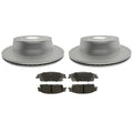 ACDelco Silver Rear Brake Kit 345mm Disc Rotors Pads for Escalade Silverado Tahoe (2007–2014)