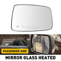 Heated Power Exterior Mirror Glass RH for Dodge Ram 1500 2500 (2002–2010)