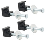Set of 4 Aluminum J Hook Tie Downs for Truck Tool Box
