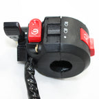 Kill Start Light Switch Button Housing for 125cc PIT Quad Dirt ATV