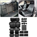 Set of 2 Seat Covers for Toyota Highlander LE/Hybrid (2014–2019) Black