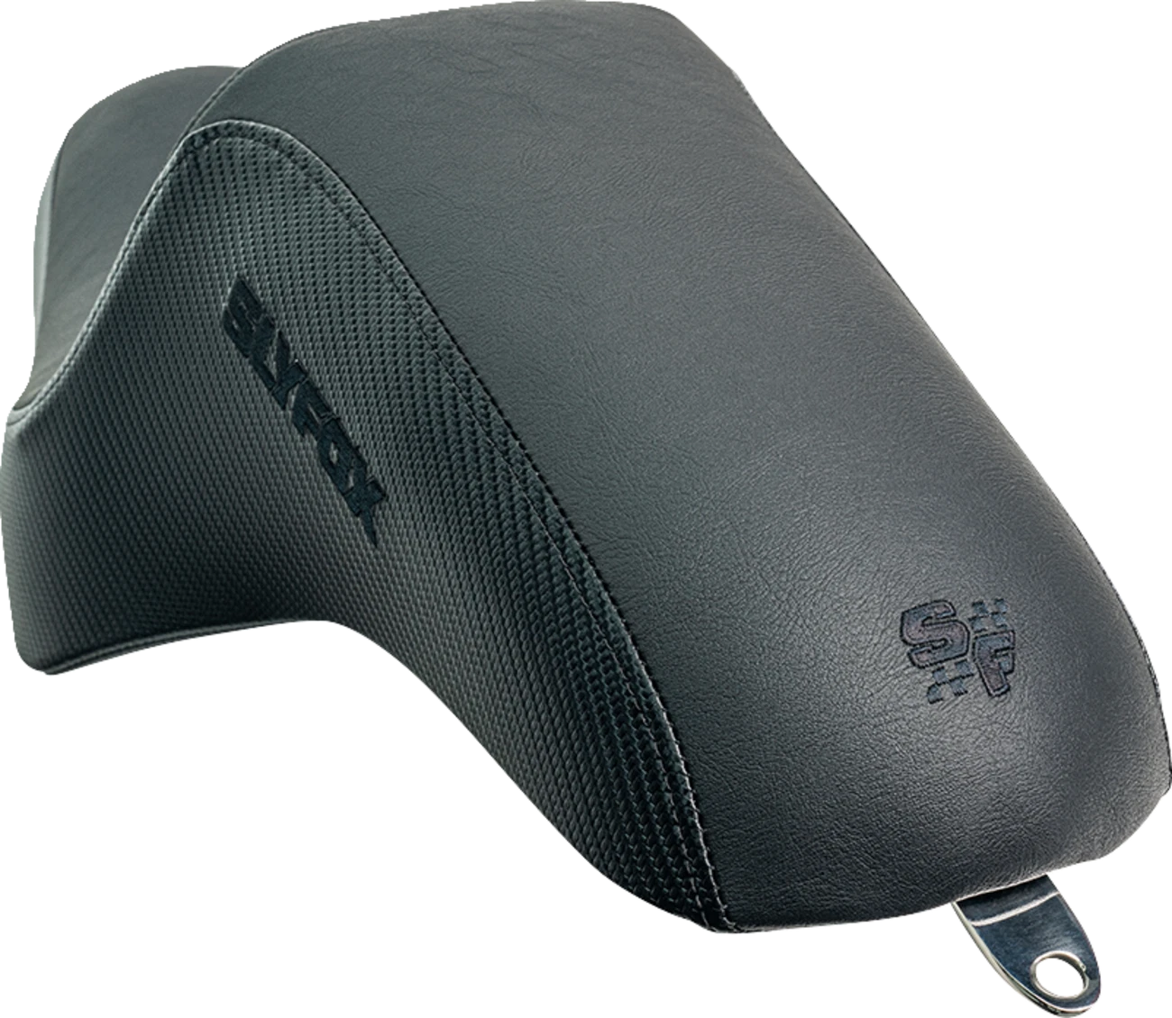 Drifter Seat for SLYFOX (XL) - Black Vinyl, Carbon Fiber, Slipstop