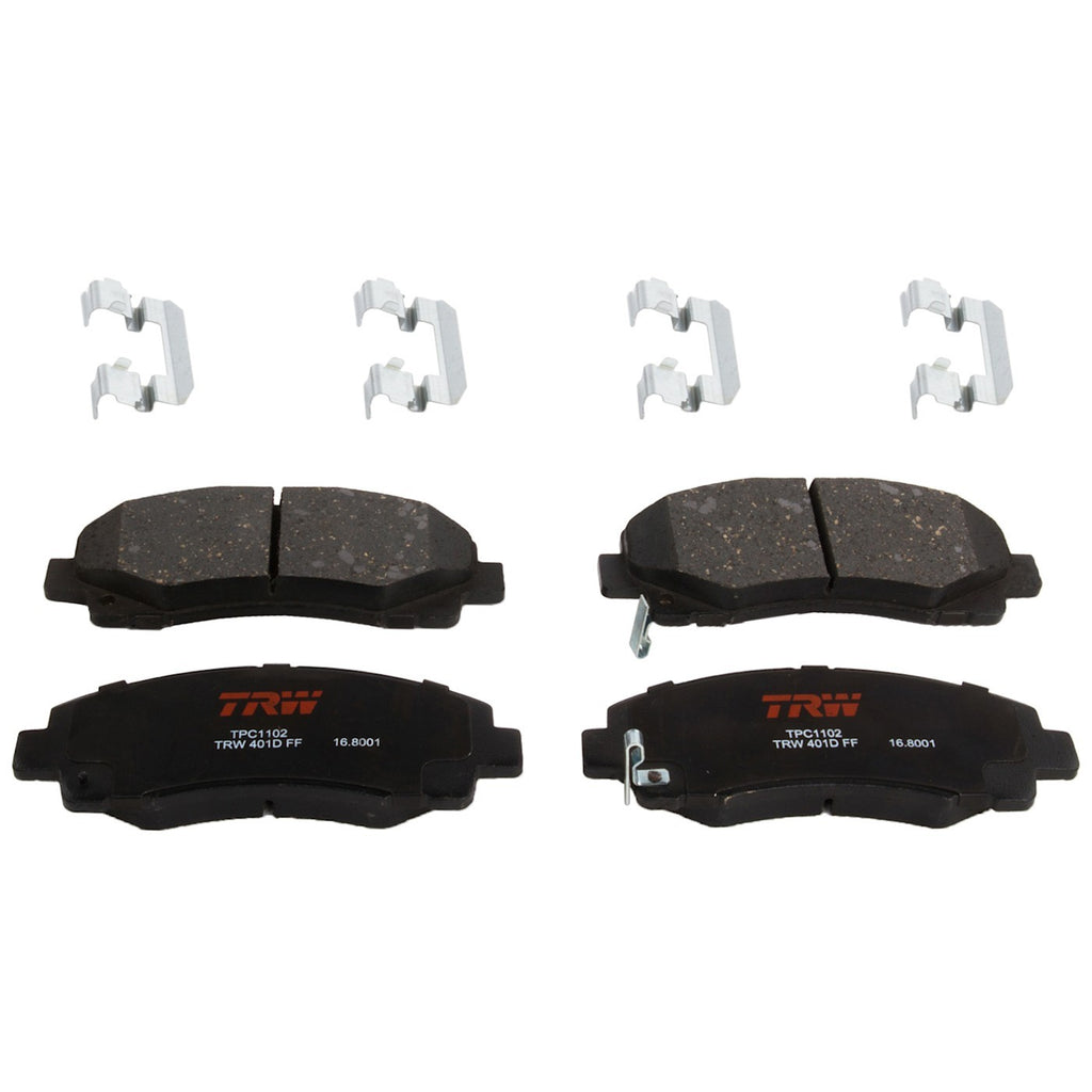Set of 2 Brake Pads for Acura TL, Honda Ridgeline (2006–2011)