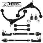 10pc Front Upper Control Arm Sway Bar Tie Rod End Kit for Dodge