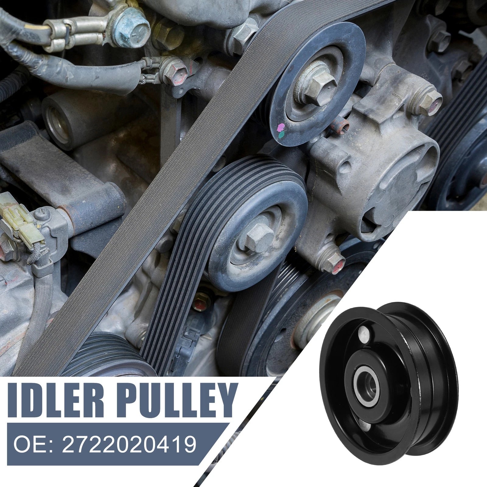 Idler Pulley for Mercedes-Benz C 230 (2006–2007) 2722020419