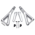 Silver Rear Passenger Footpeg Bracket for Ducati Panigale V4/S (2018–2020)