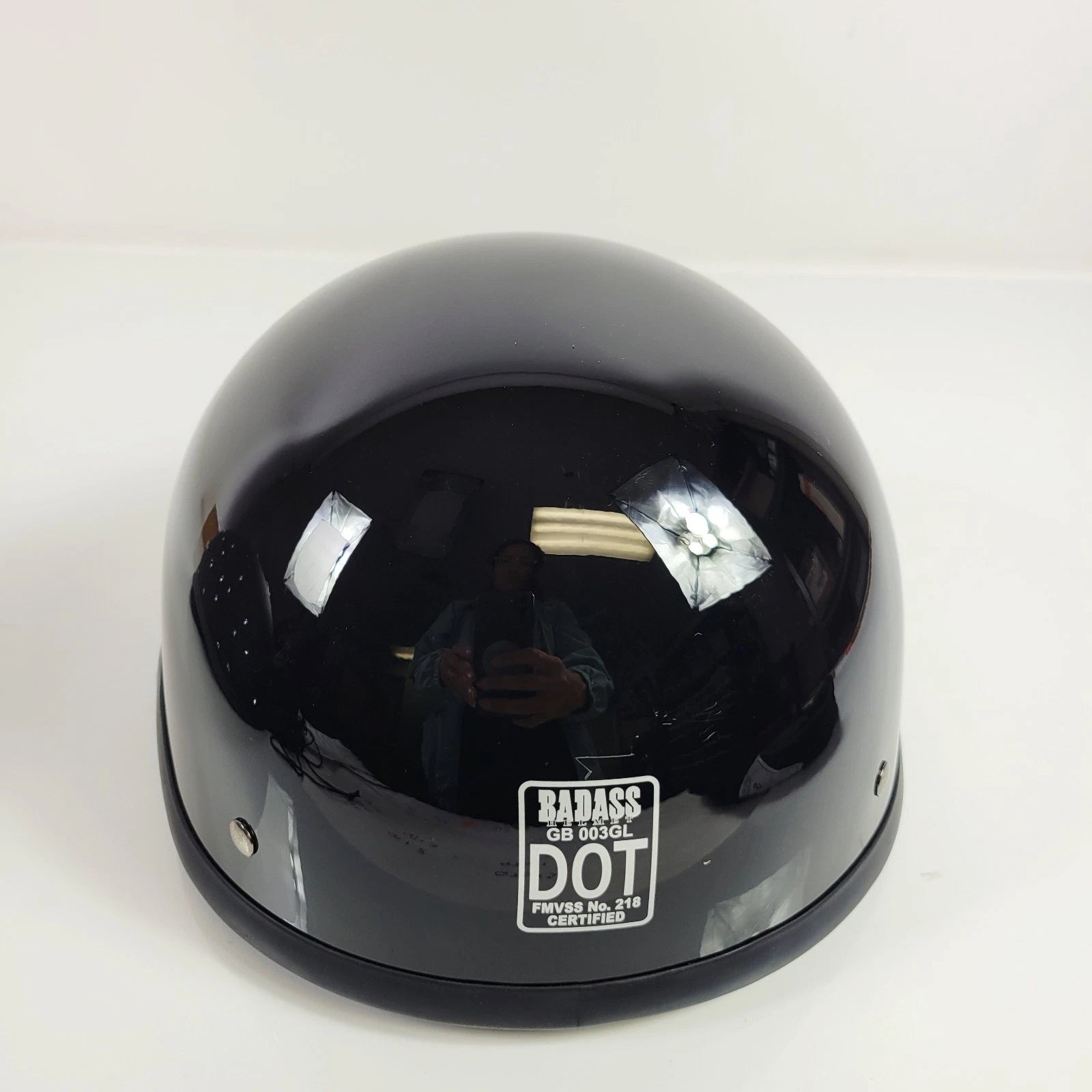 Bare Bones DOT Motorcycle Helmet for Harley Davidson (S)