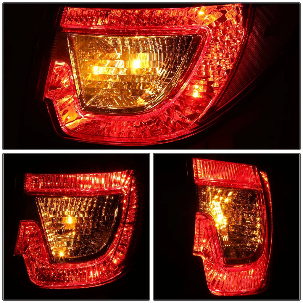 Right Side Tail Light for Chevy Traverse (2013–2017) OE Style Chrome Housing Red Lens