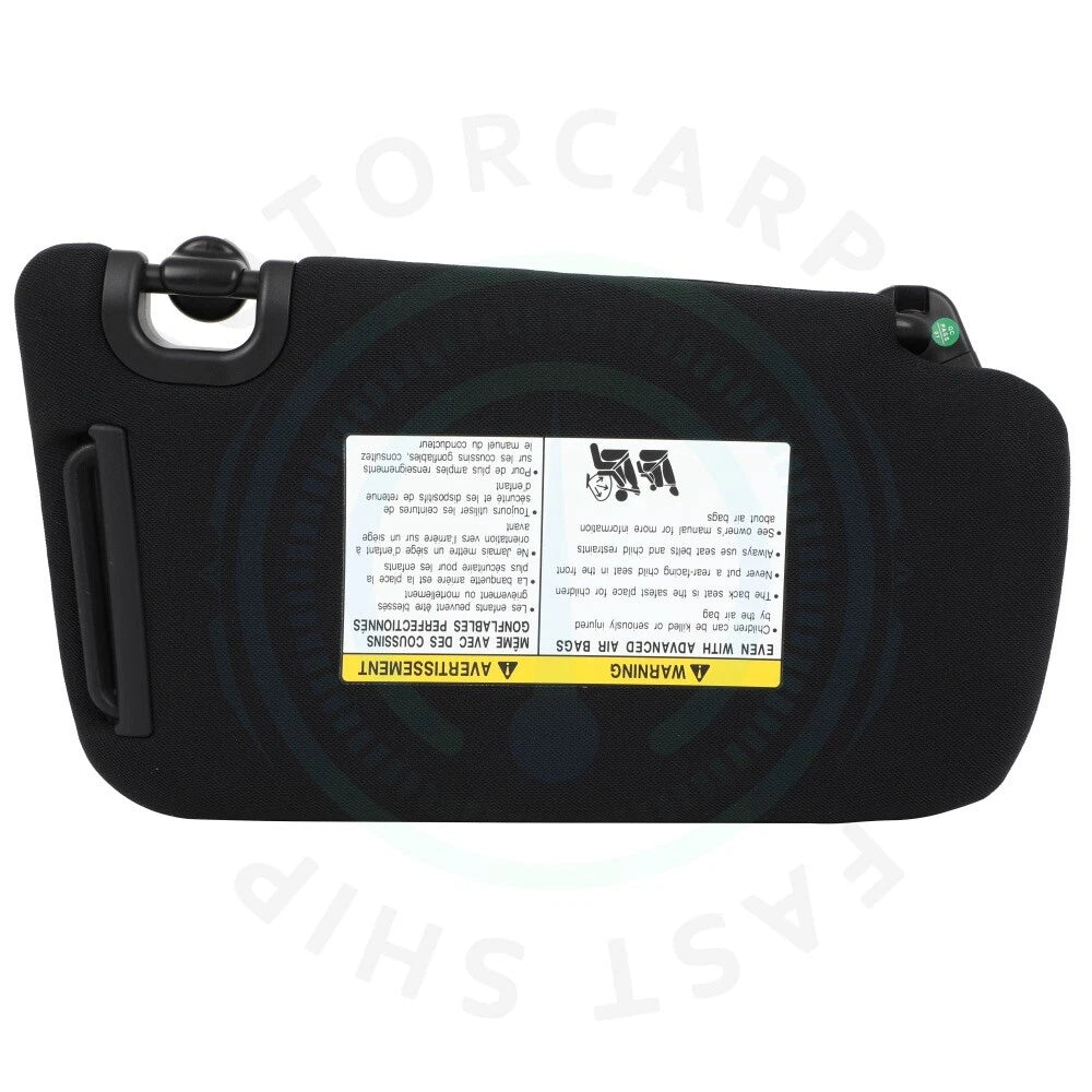 Left Driver Side Sun Visor with Sunroof for Nissan Sentra (2013–2019)