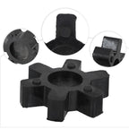 Jaw Coupling with Rubber Center Insert for Efficient Transmission (L099/L100)