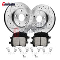 Front Disc Brake Rotors & Ceramic Pads for Toyota Camry Solara (1997–2003)