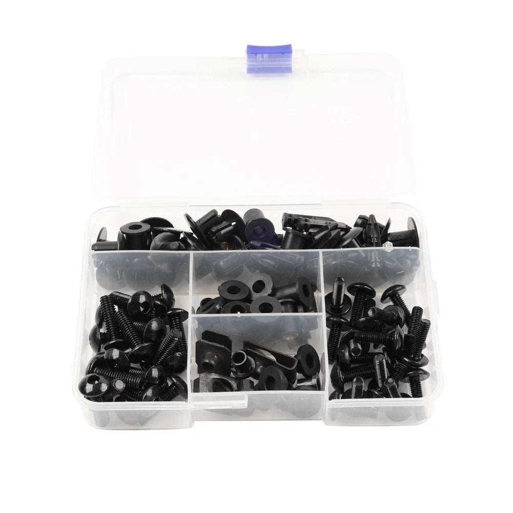 Fairing Bolts Kit for Honda CBR929 RR (2000–2001) - Black