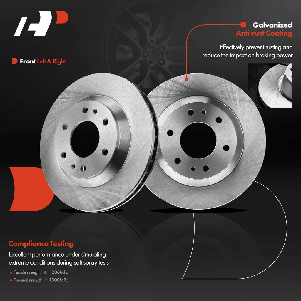 Front Brake Rotors & Pads Set for Chevy Trailblazer (2002-2009)
