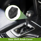 1 Pc Gear Shift Knob Cover for Lexus NX250 (2022–2023) Black Carbon Fiber