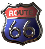 Route 66 Metal Sign 3D Design for Chevrolet Camaro (1967–1969)