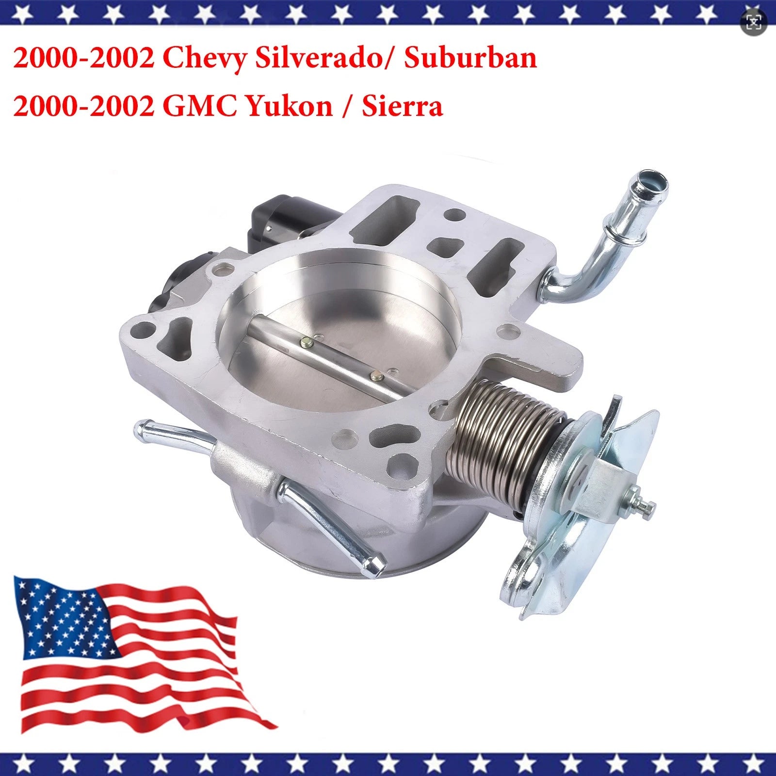 Throttle Body for GMC Yukon, Sierra, Chevrolet Silverado 1500, 2500 (2000–2002)